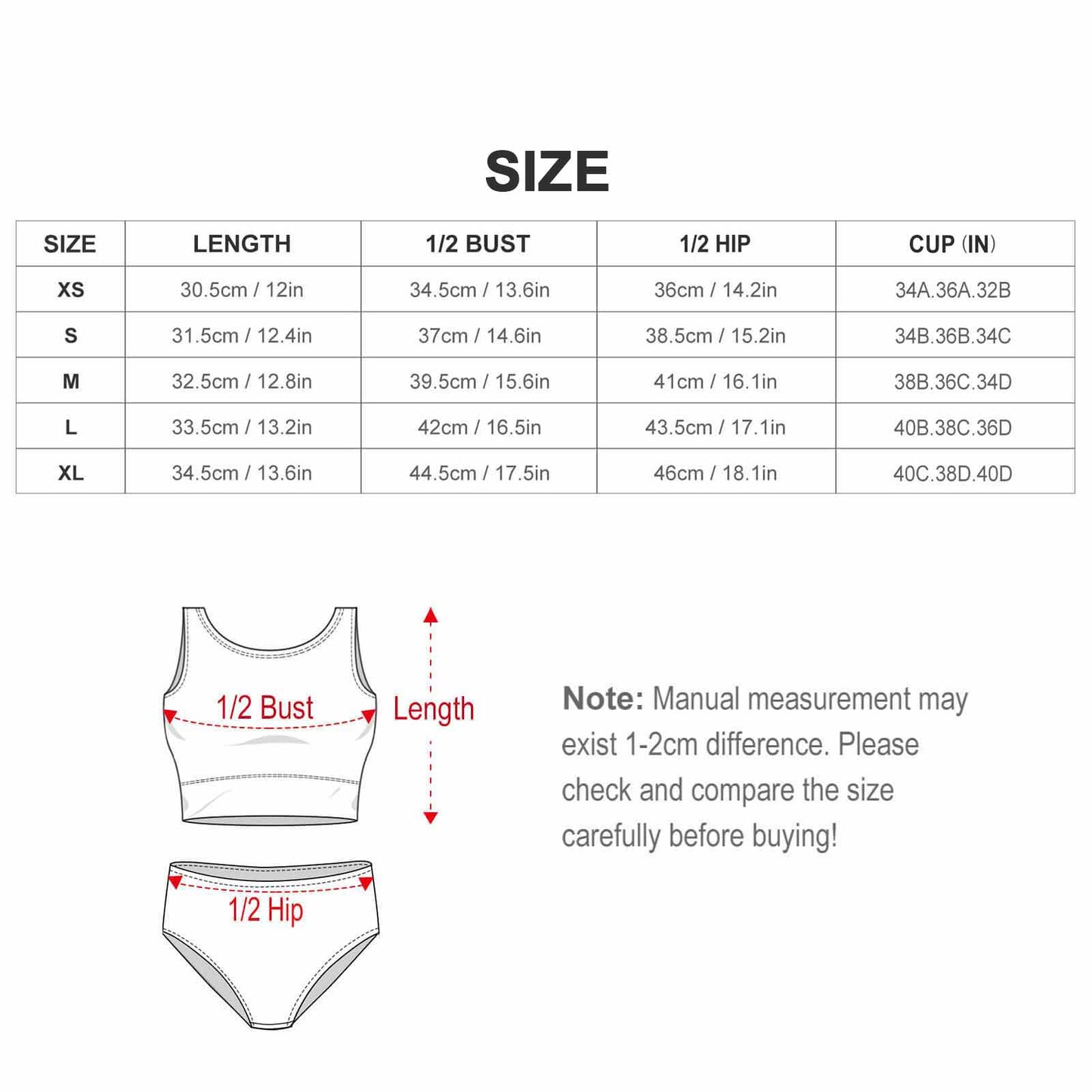 Maillot de bain Bikini bandeau à nouer