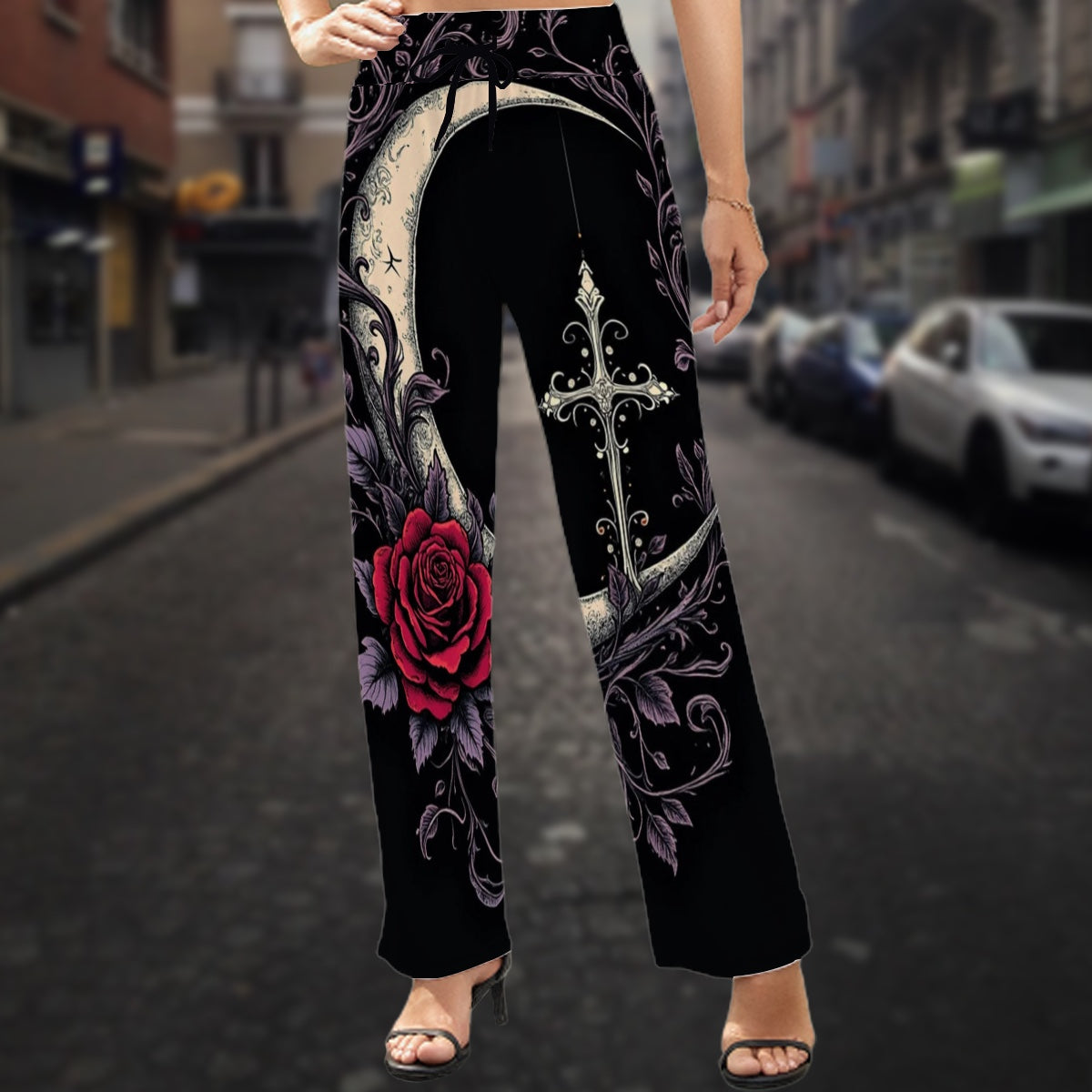Pantalon large pour femme