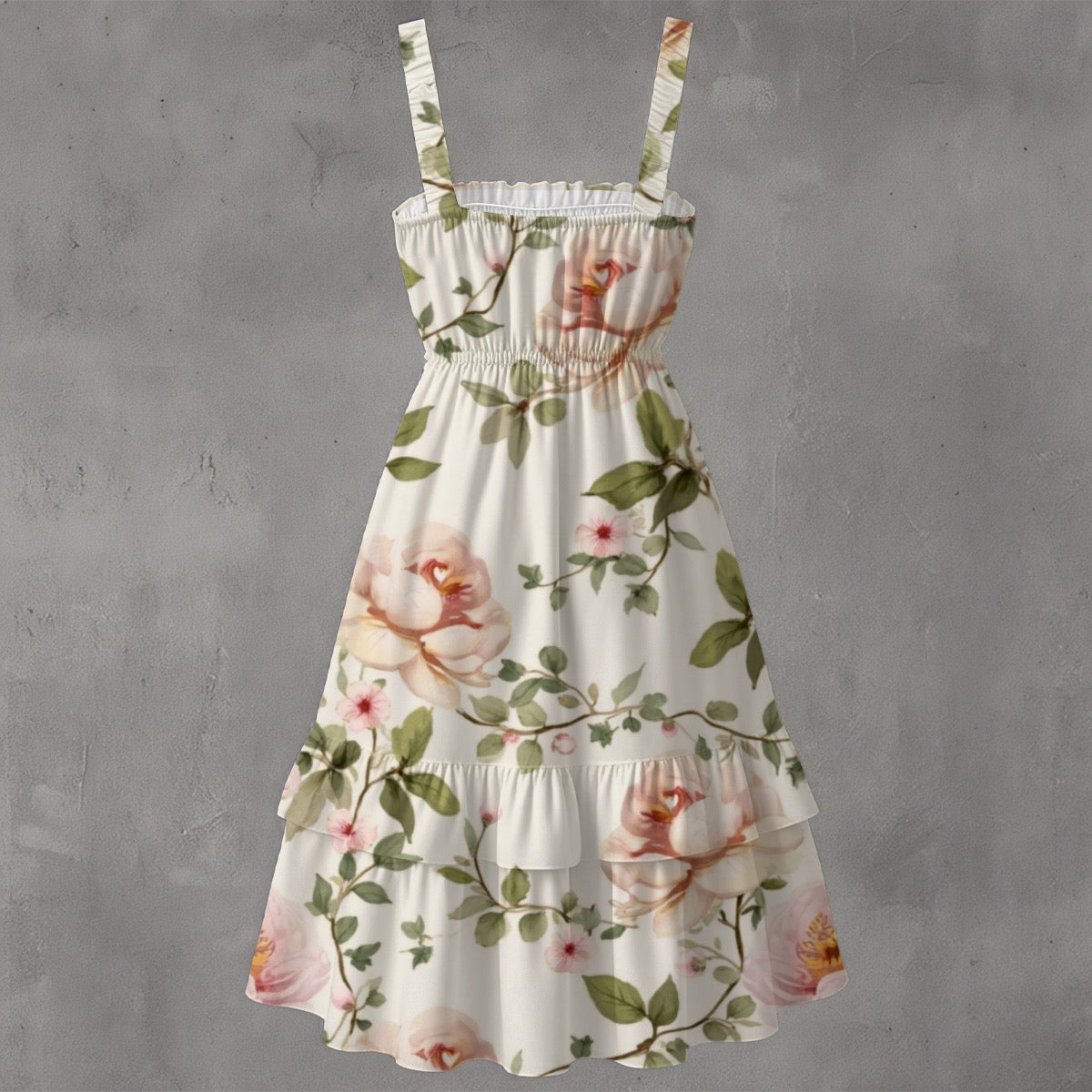 Robe Trapèze à volants