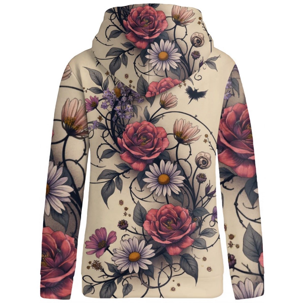 Sweat à capuche patchwork