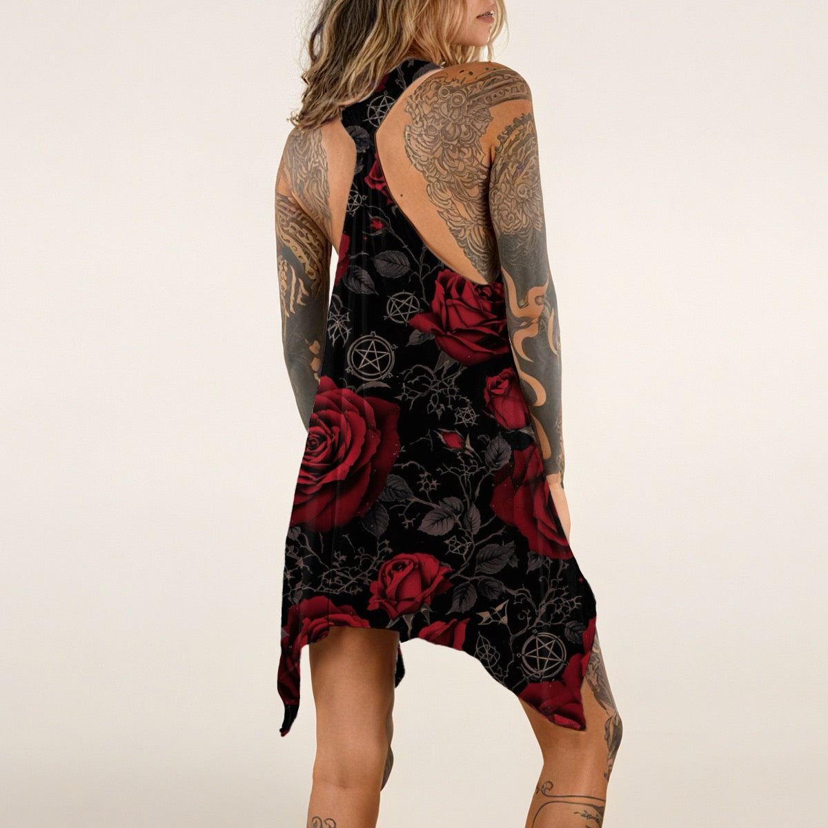 Robe débardeur sans manches