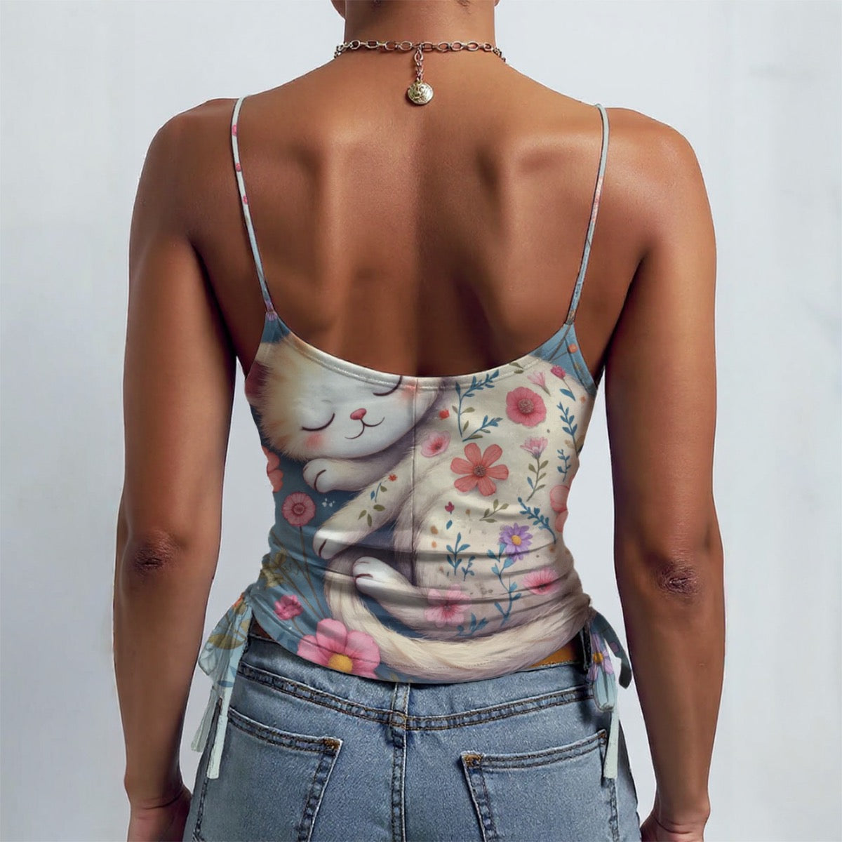 Débardeur Camisole à cordon de serrage