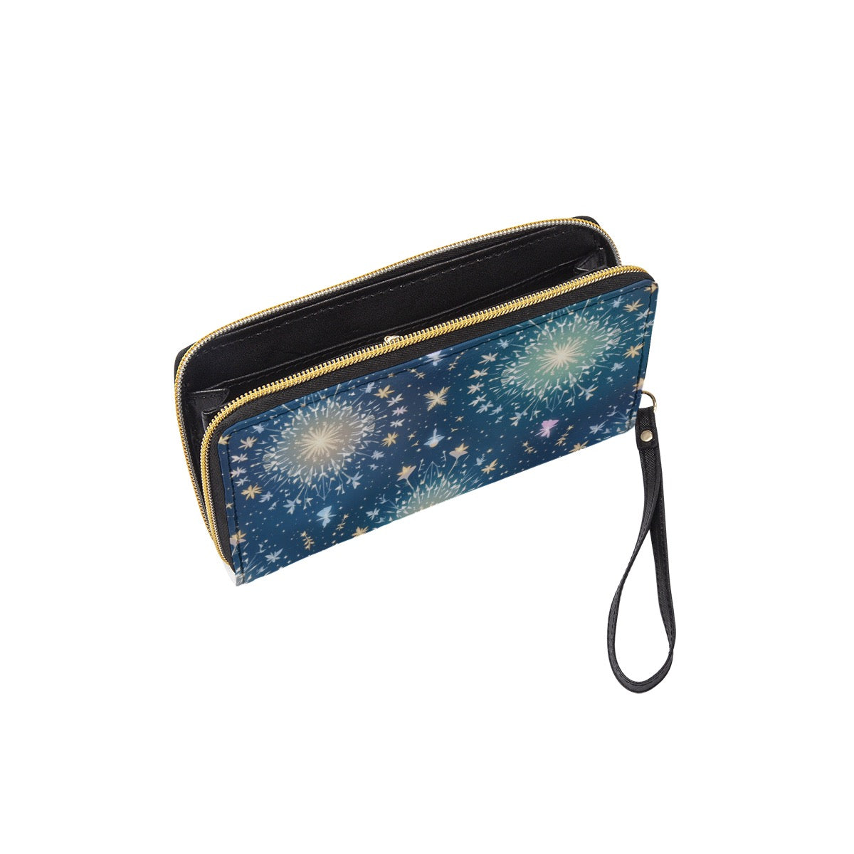 Long Wallet With Black Hand Strap