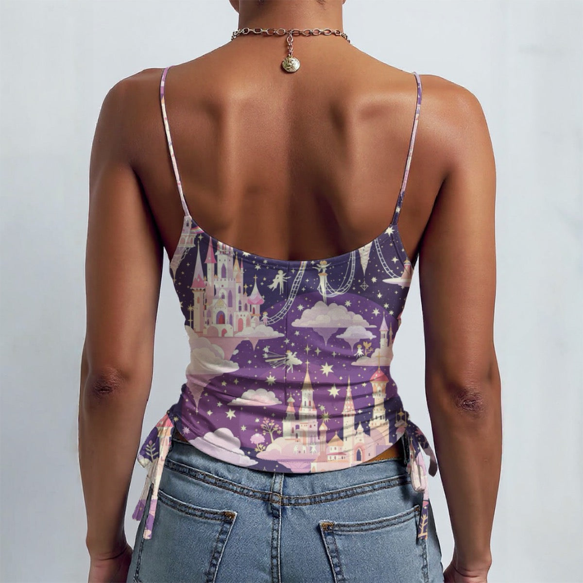 Débardeur Camisole à cordon de serrage