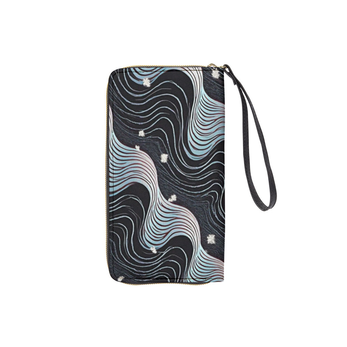 Long Wallet With Black Hand Strap