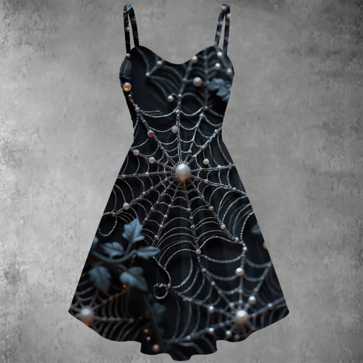 Robe Trapèze à bretelles spaghetti pour femmes