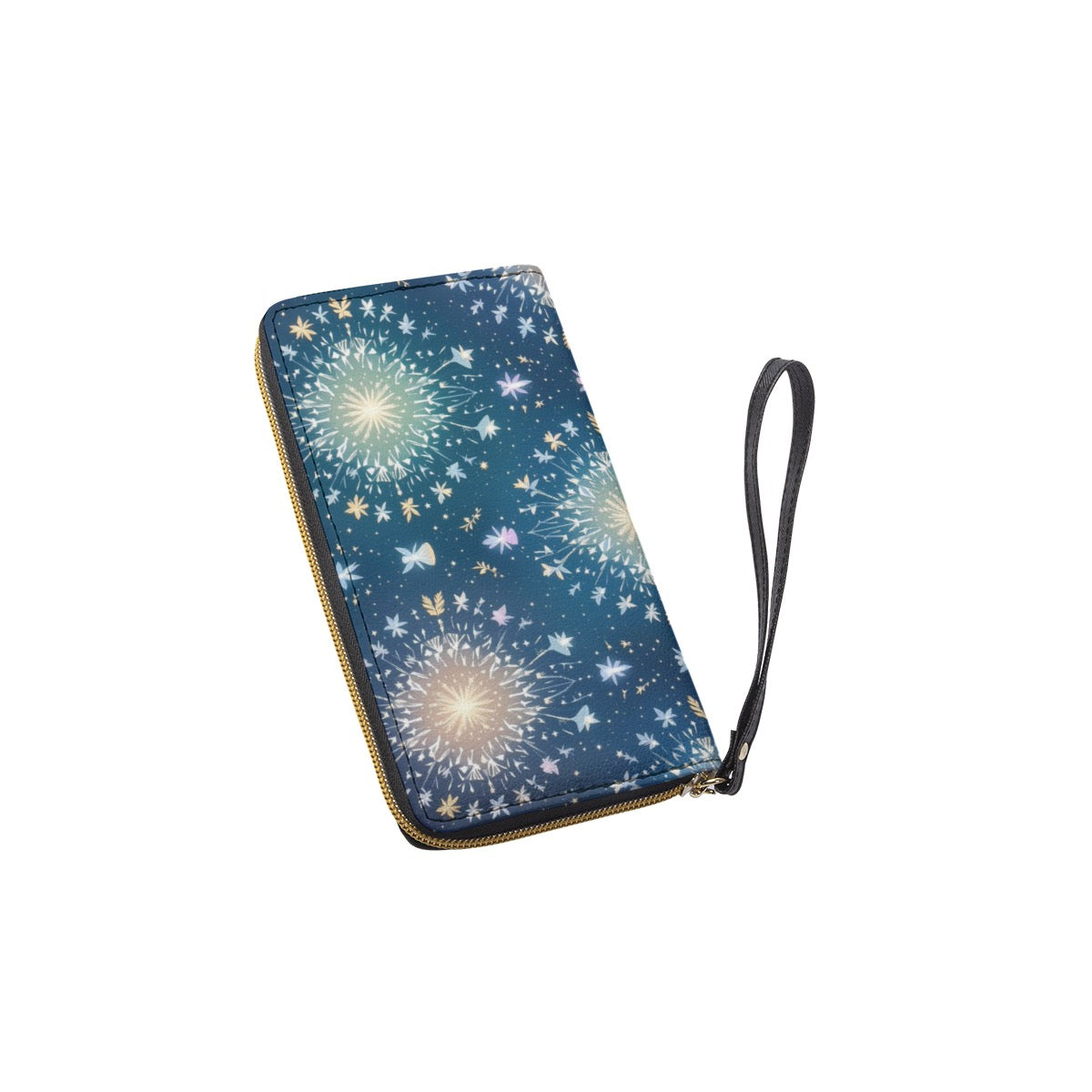 Long Wallet With Black Hand Strap