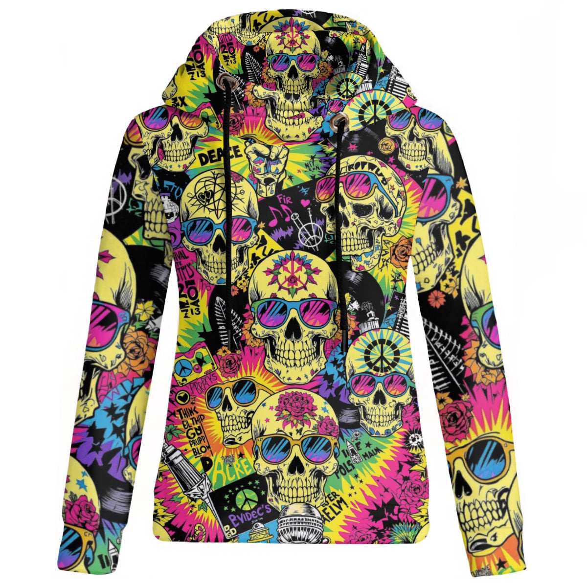 Sweat à capuche patchwork