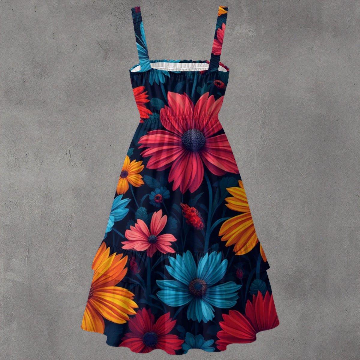 Robe Trapèze à volants