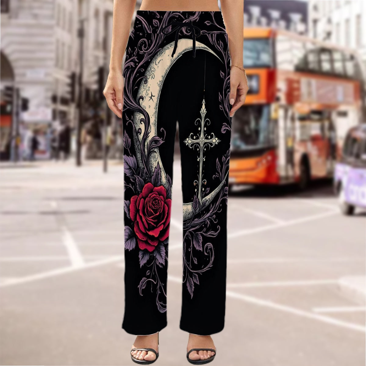 Pantalon large pour femme