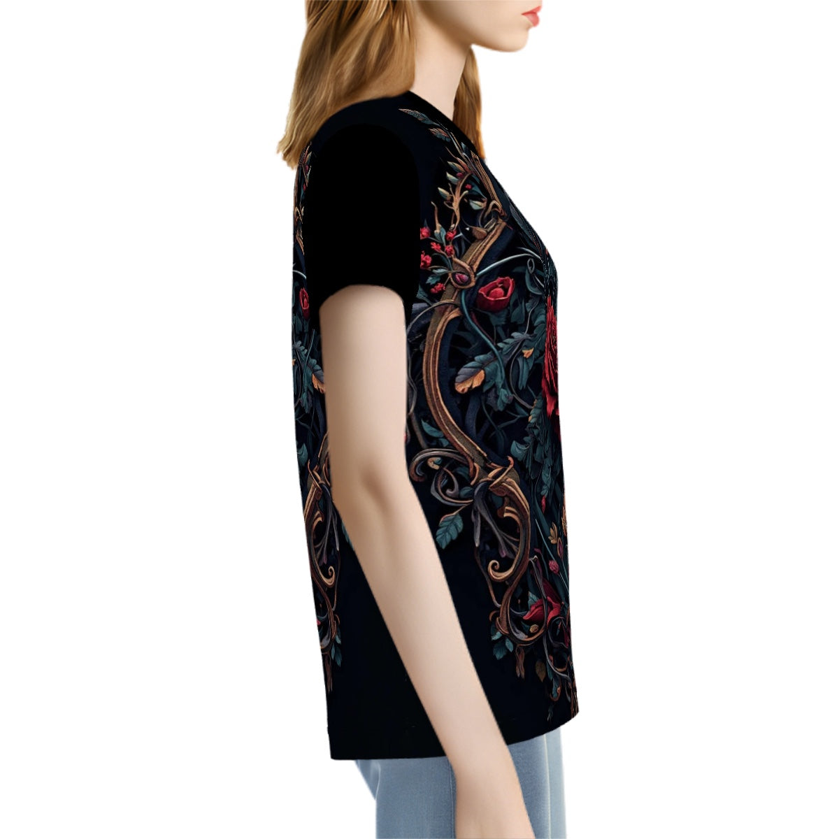 T-shirt à manches courtes pour femmes