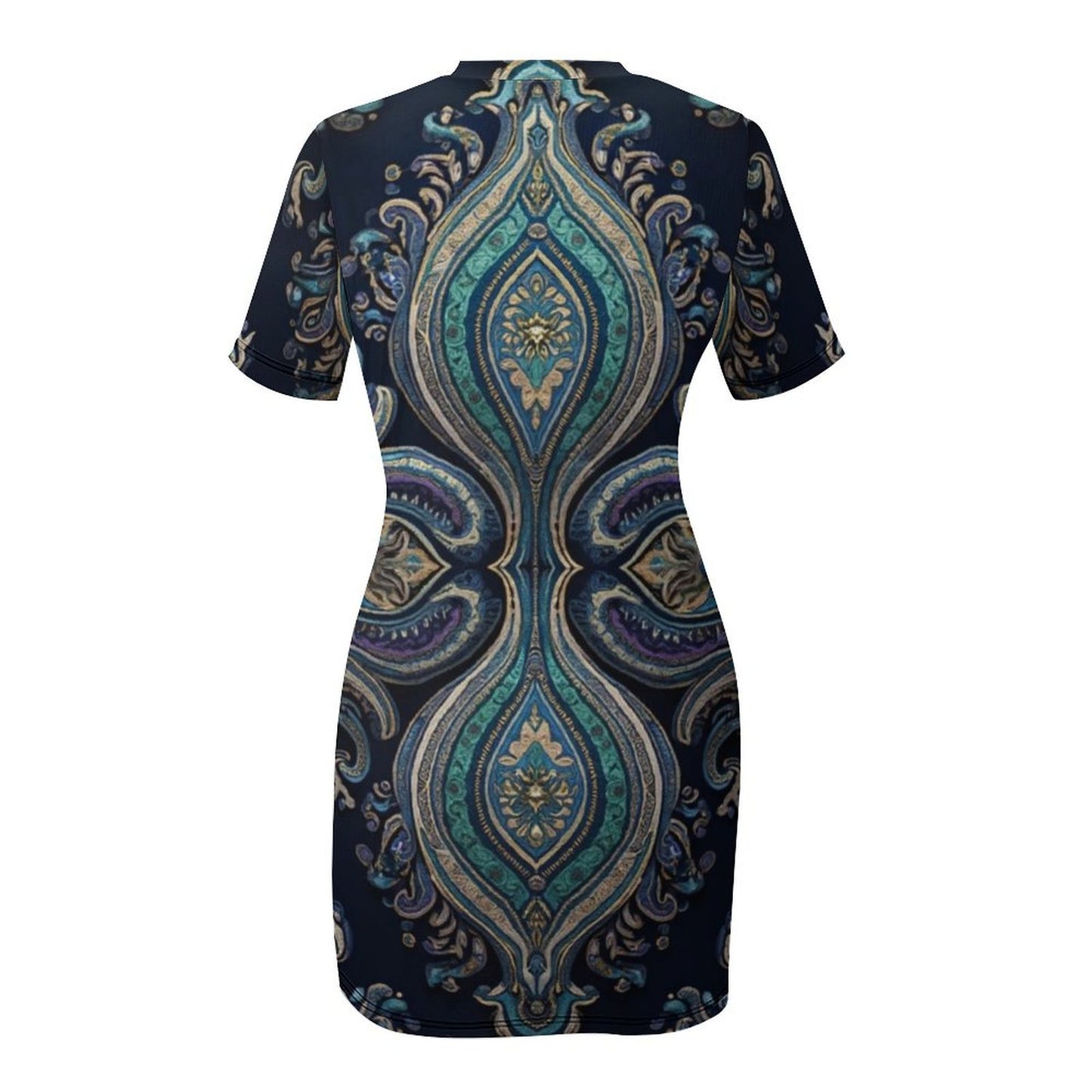 Robe Mini Moulante à manches courte