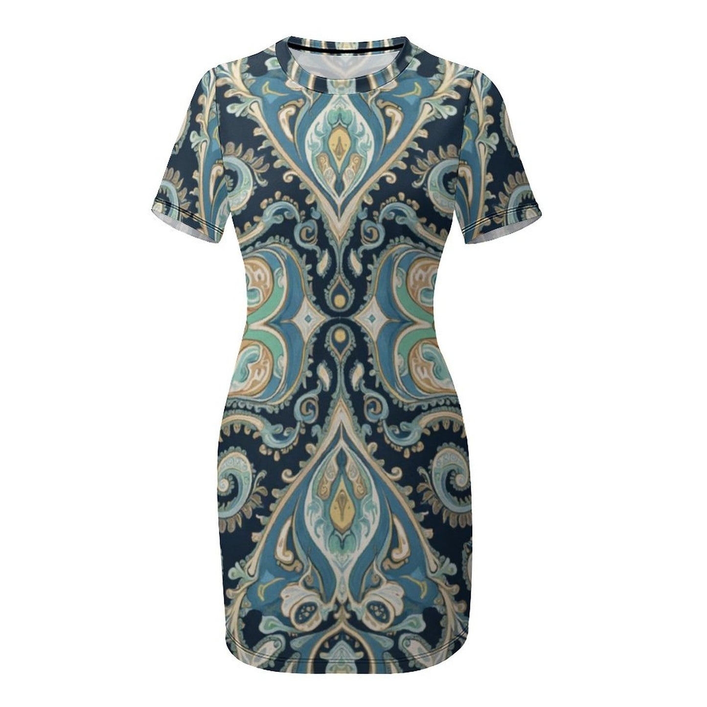 Robe Mini Moulante à manches courte