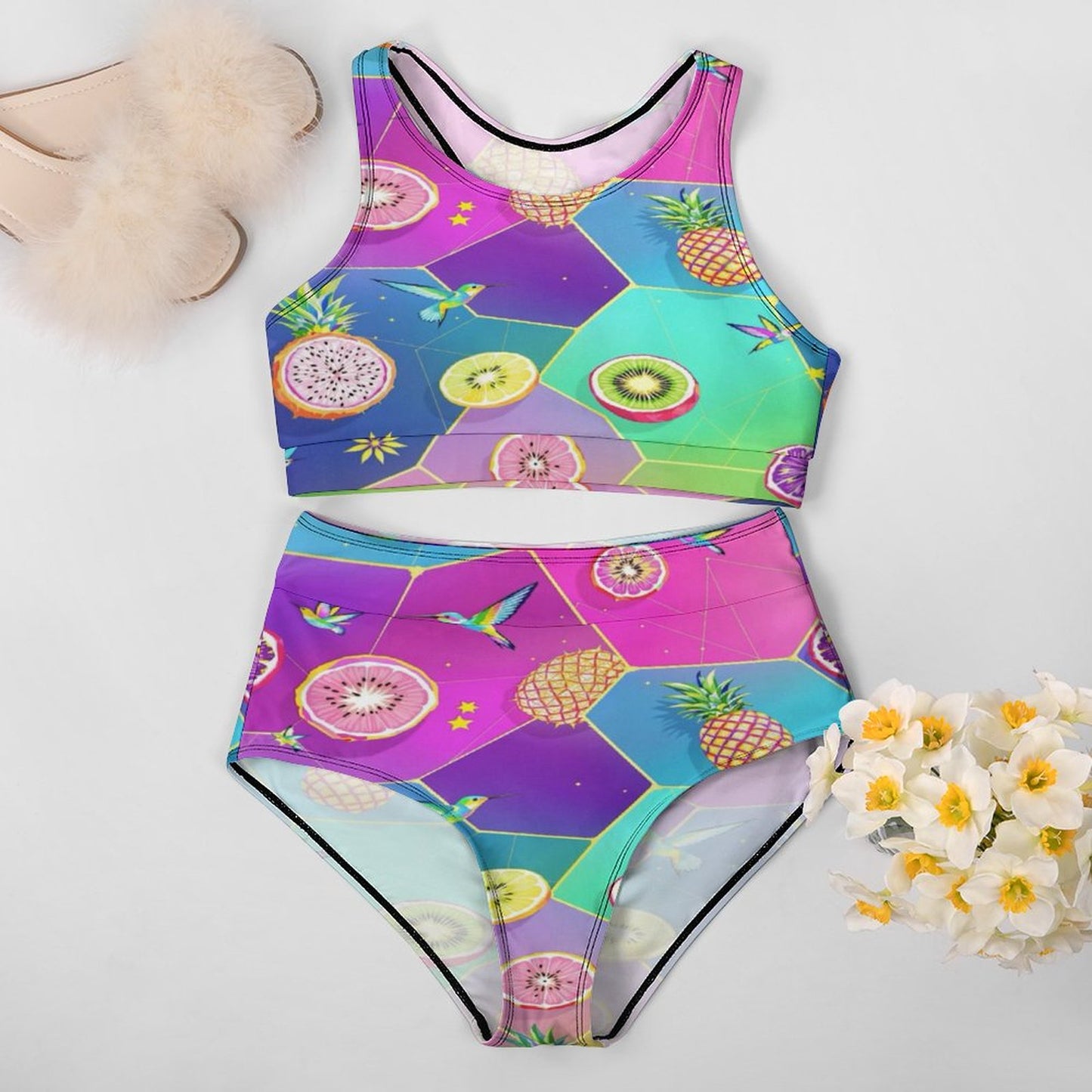 Maillot de bain Bikini bandeau à nouer