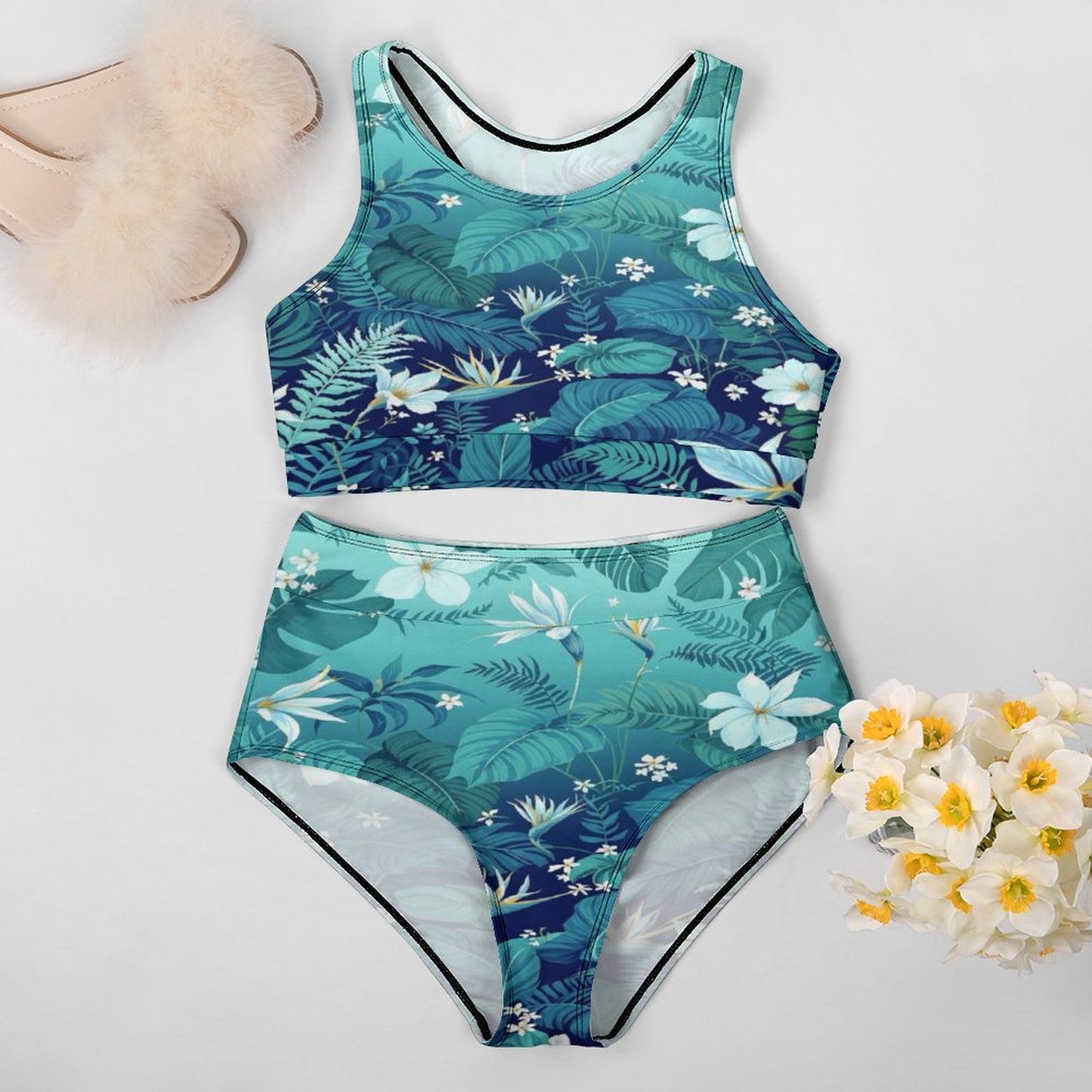 Maillot de bain Bikini bandeau à nouer