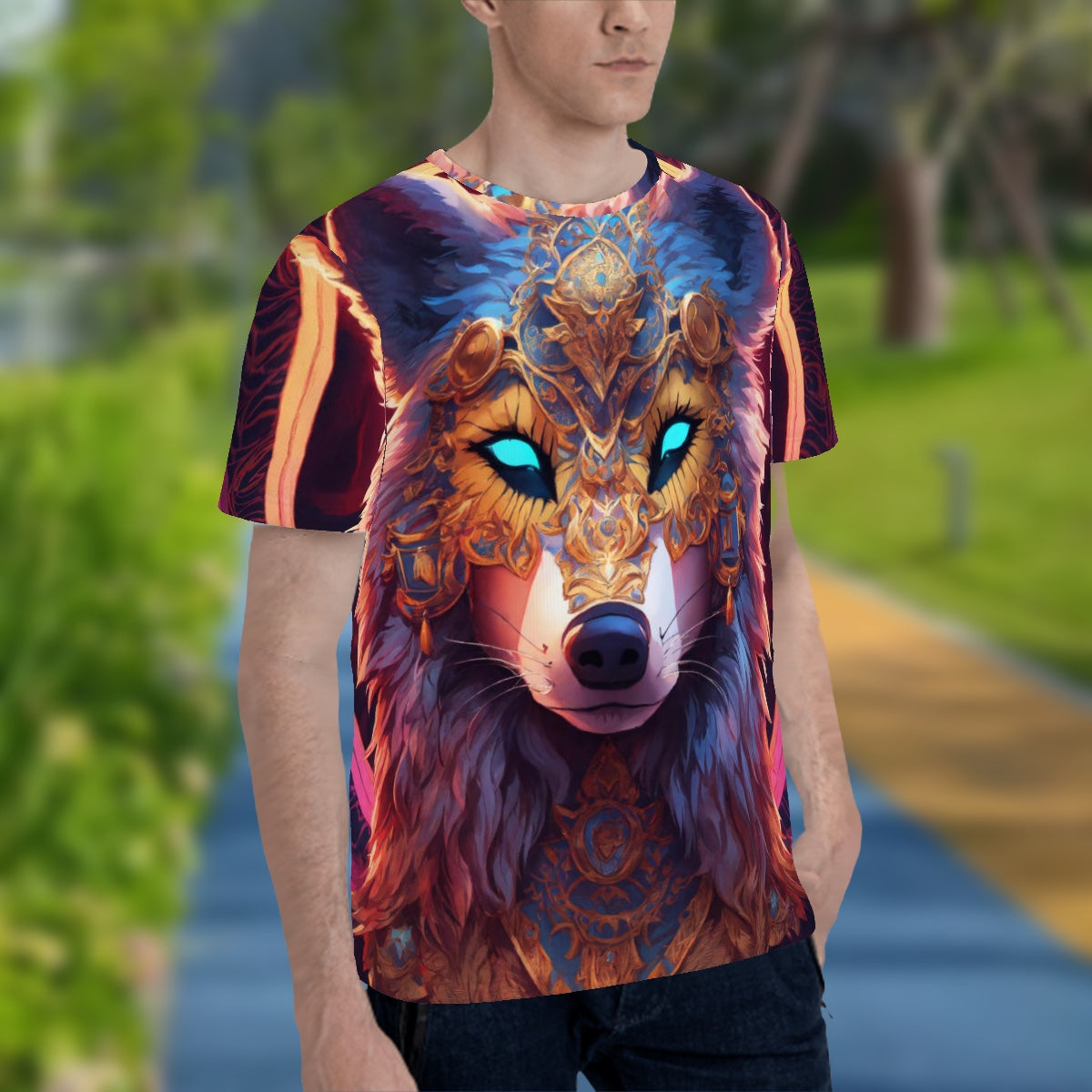 T-shirt à col ras du cou pour homme