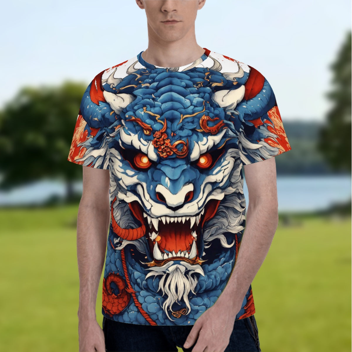 T-shirt à col ras du cou pour homme
