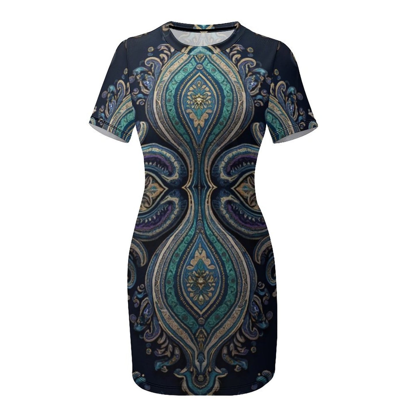 Robe Mini Moulante à manches courte