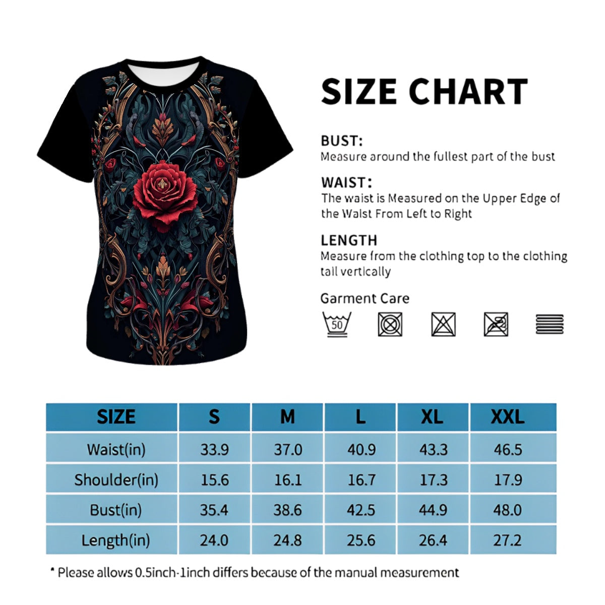 T-shirt à manches courtes pour femmes