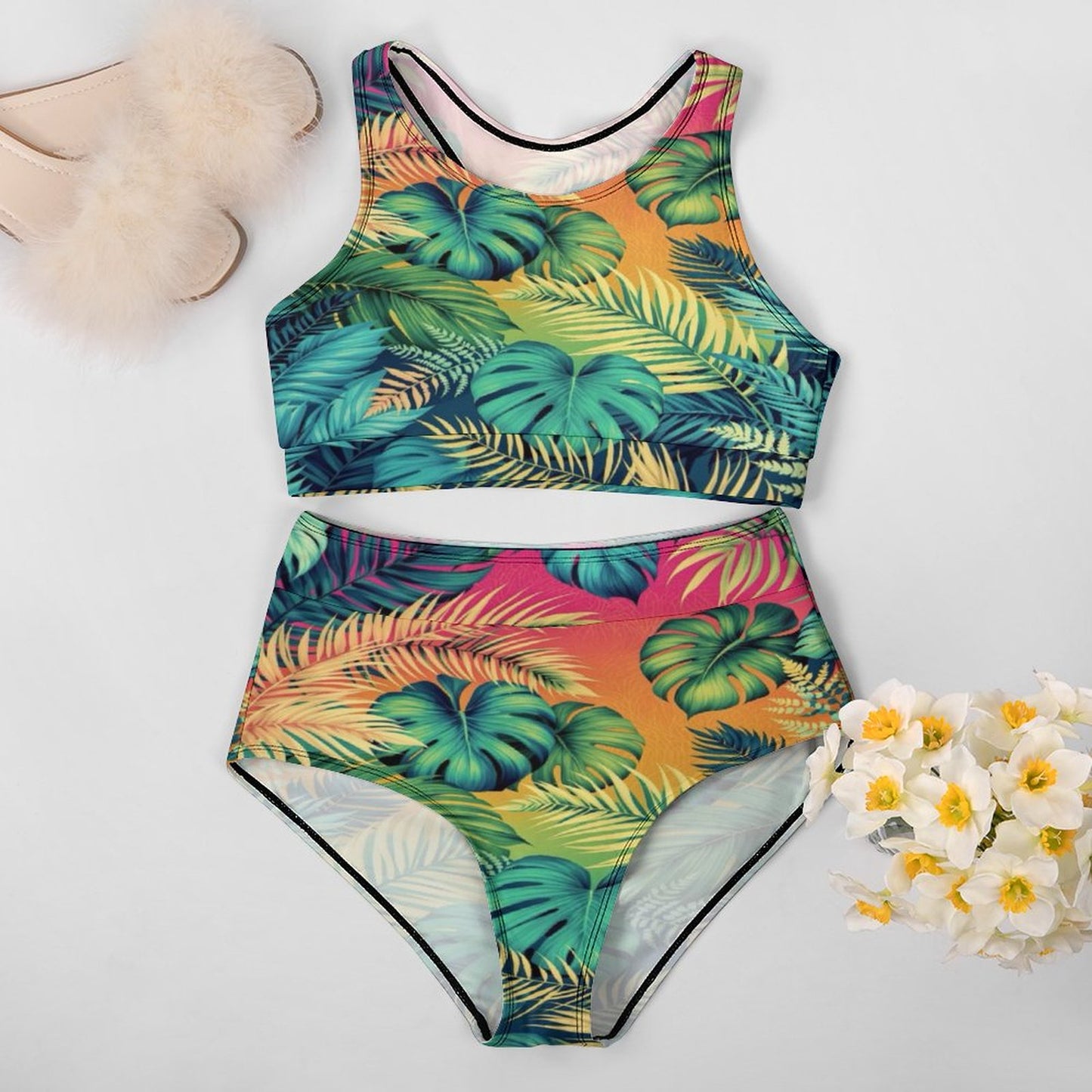 Maillot de bain Bikini bandeau à nouer