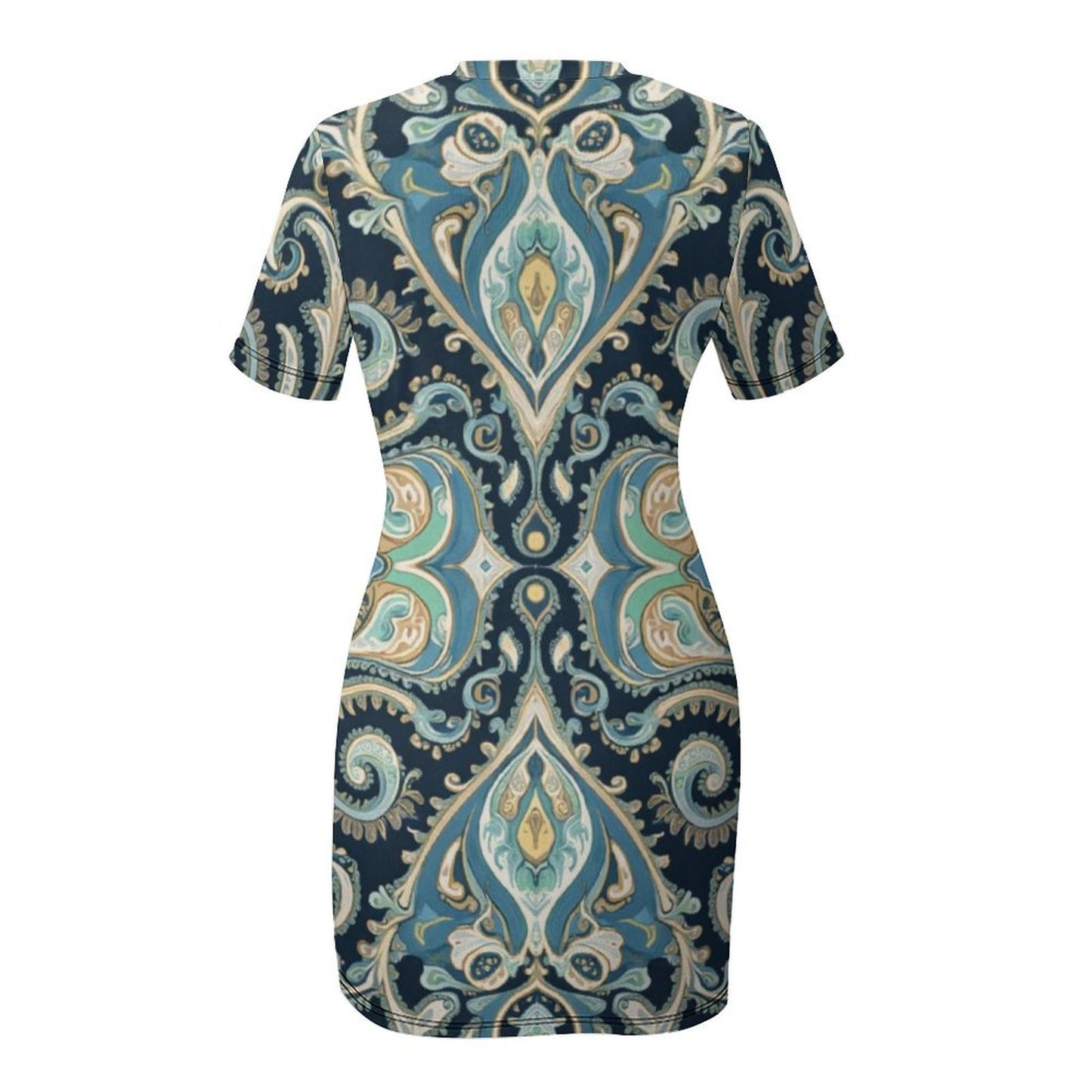 Robe Mini Moulante à manches courte