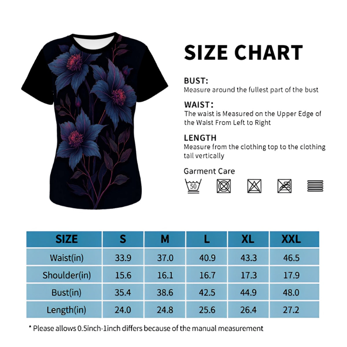 T-shirt à manches courtes pour femmes