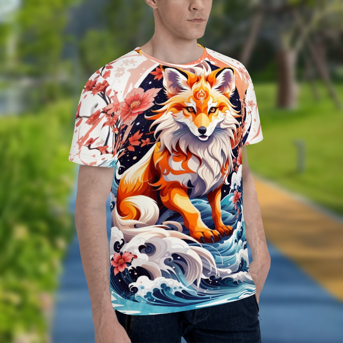T-shirt à col ras du cou pour homme