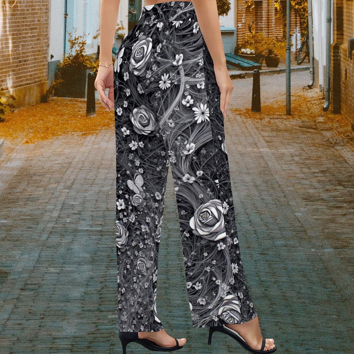 Pantalon large pour femme