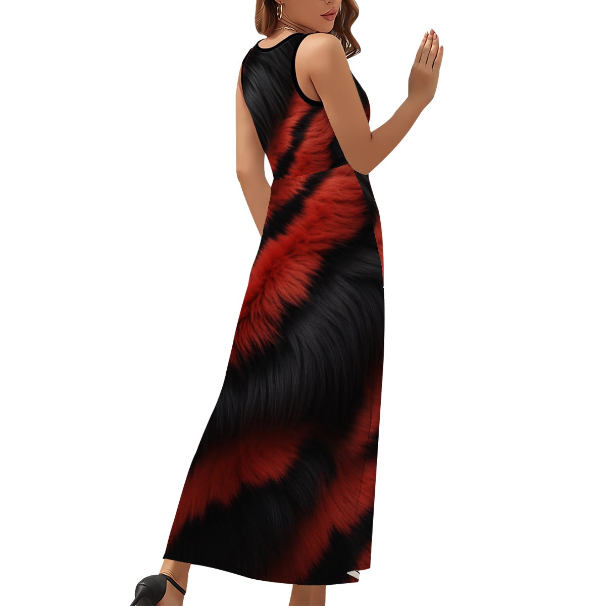 Robe longue sans manches