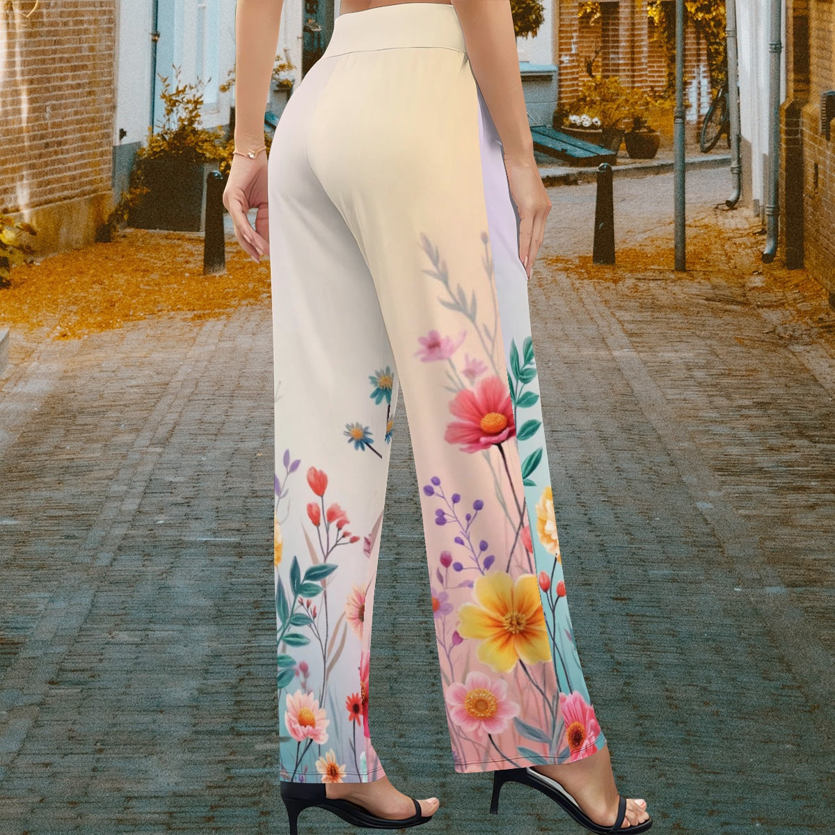 Pantalon large pour femme
