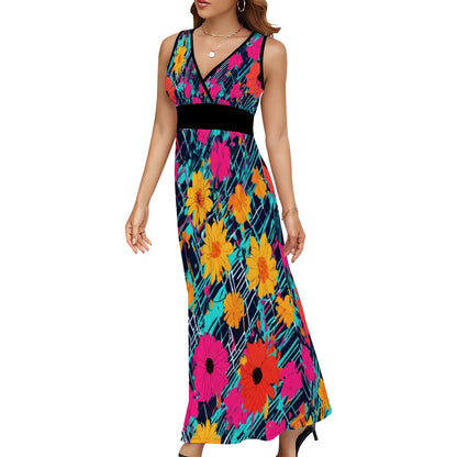 Robe longue sans manches