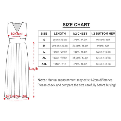 Robe longue sans manches