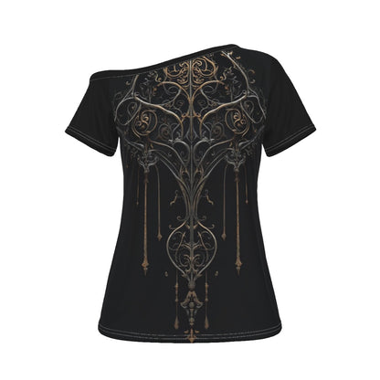 T-shirt à épaules dénudées pour femmes