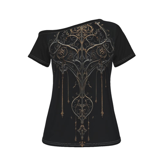 T-shirt à épaules dénudées pour femmes