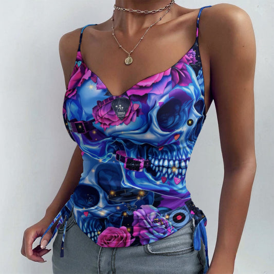 Débardeur Camisole à cordon de serrage