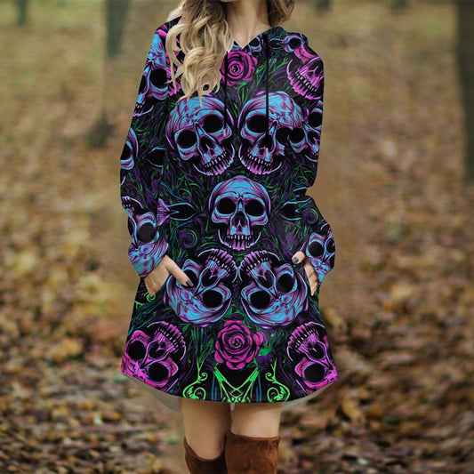 Robe à capuche longue