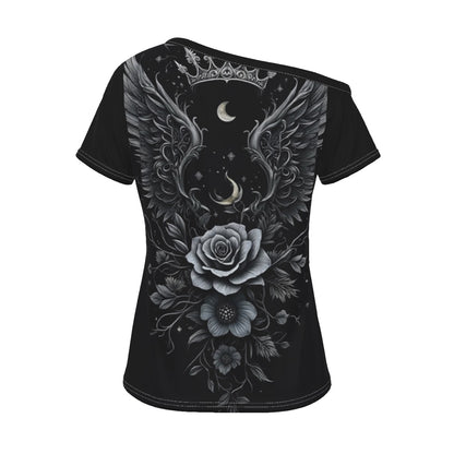 T-shirt à épaules dénudées pour femmes