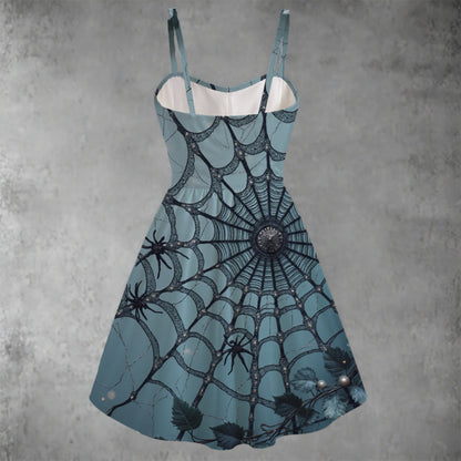 Robe Trapèze à bretelles spaghetti pour femmes