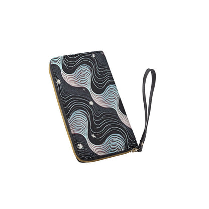 Long Wallet With Black Hand Strap