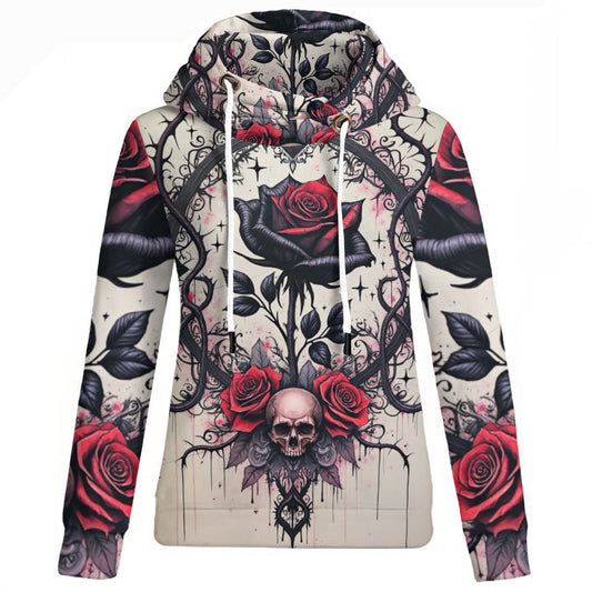 Sweat à capuche en patchwork