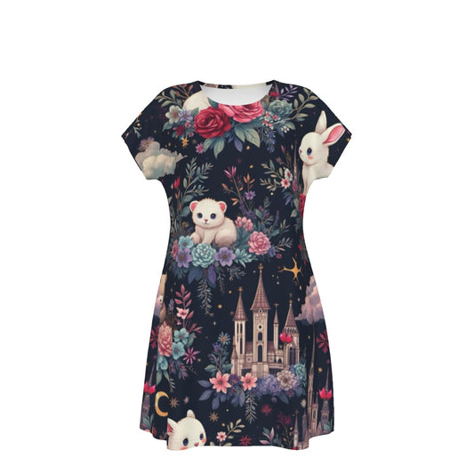 Robe à manches courtes