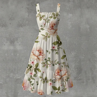 Robe Trapèze à volants