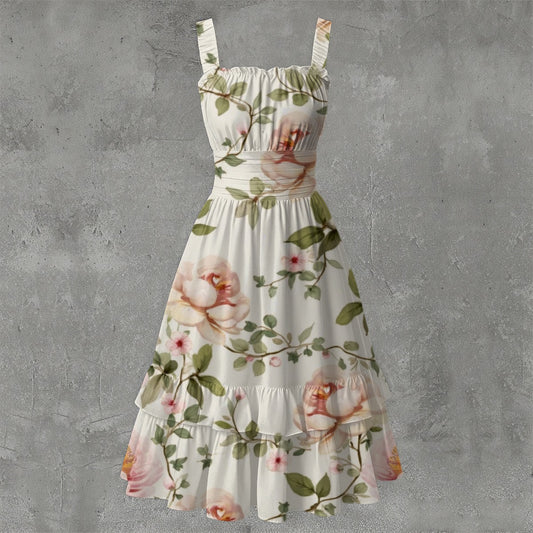 Robe Trapèze à volants