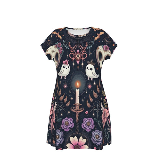 Robe à manches courtes