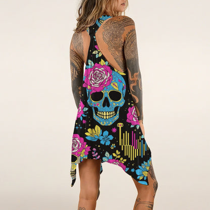 Robe débardeur sans manches
