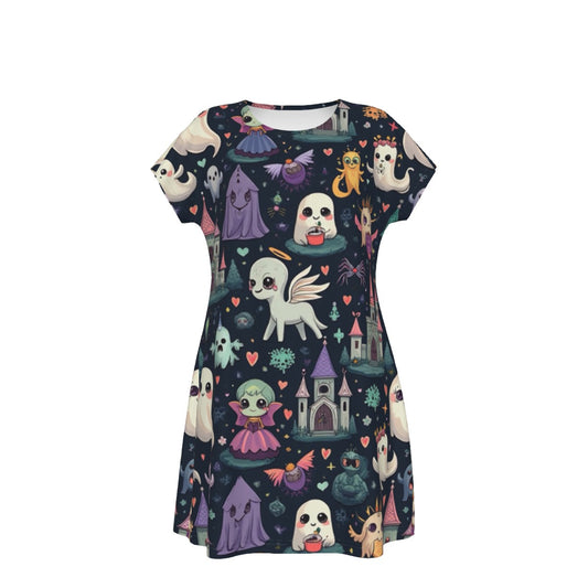 Robe à manches courtes