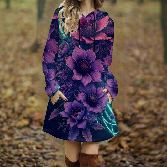 Robe à capuche longue