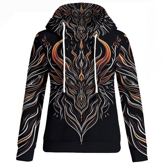 Sweat à capuche en patchwork