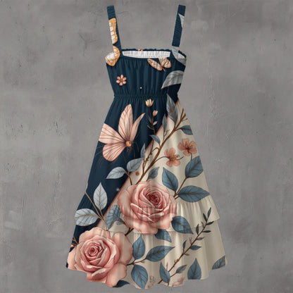 Robe Trapèze à volants