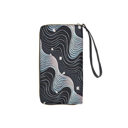 Long Wallet With Black Hand Strap